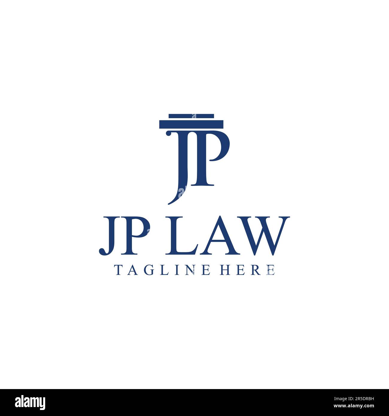 Law legal service Logo Template Design Creative idea Stock Vector Image
