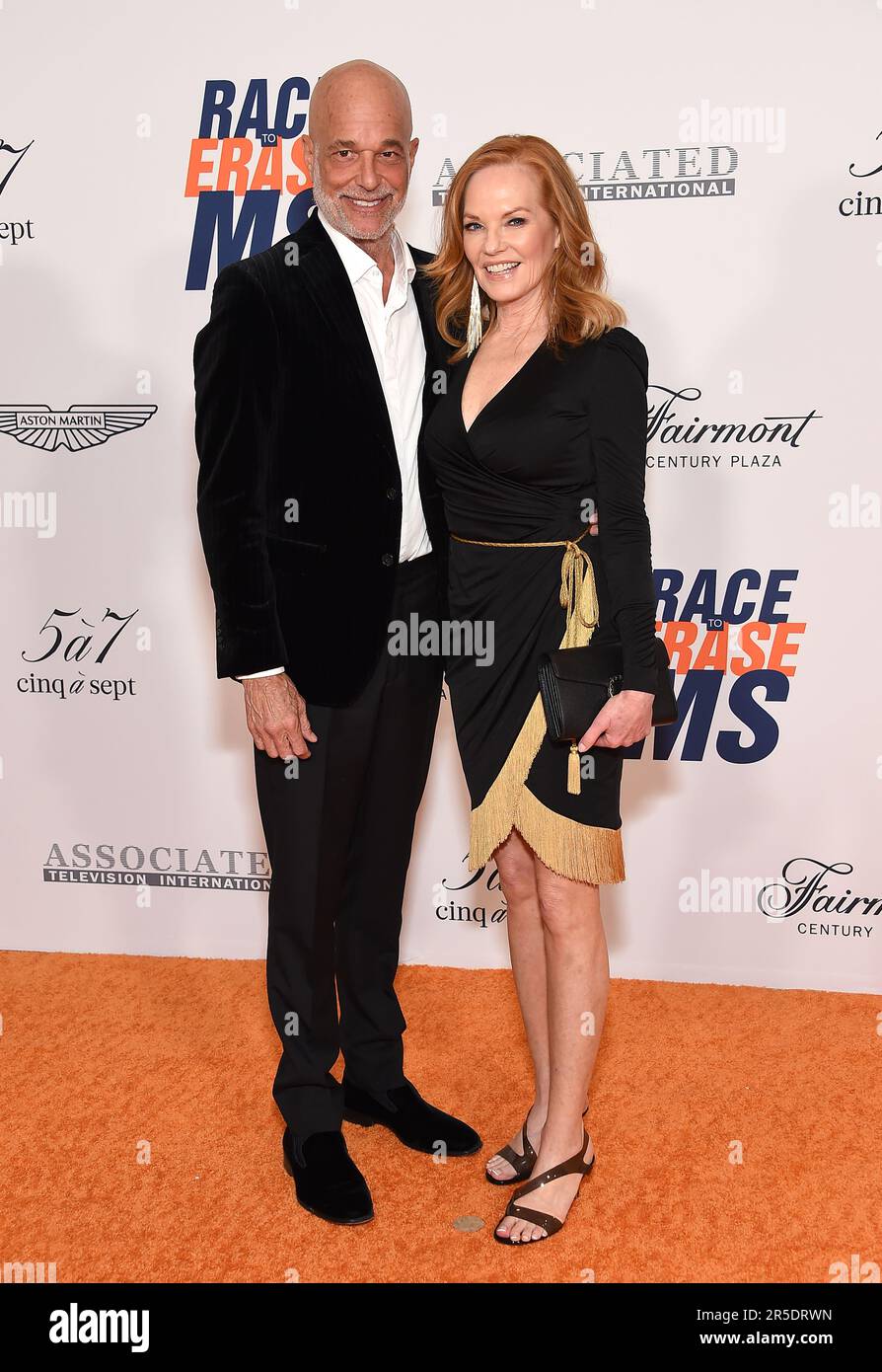 Century City, USA. 02nd June, 2023. Charlie Haugk and Marg Helgenberger arriving at the 30th