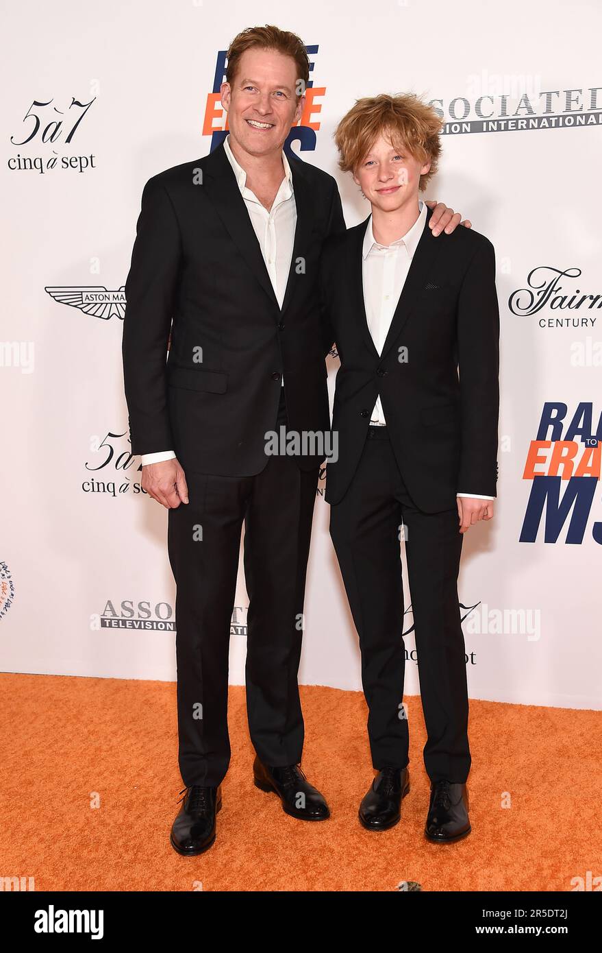 Century City, USA. 02nd June, 2023. James Tupper and Atlas Tupper arriving at the 30th Annual Race to Erase MS Gala held at the Fairmont Century Plaza on June 2, 2023 in Century City, CA. © Lisa OConnor/AFF-USA.com Credit: AFF/Alamy Live News Stock Photo