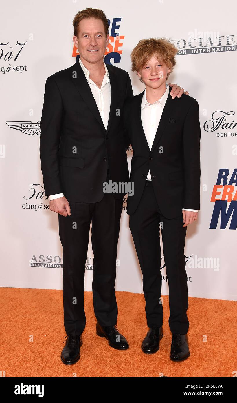 Century City, USA. 02nd June, 2023. James Tupper and Atlas Tupper arriving at the 30th Annual Race to Erase MS Gala held at the Fairmont Century Plaza on June 2, 2023 in Century City, CA. © Lisa OConnor/AFF-USA.com Credit: AFF/Alamy Live News Stock Photo