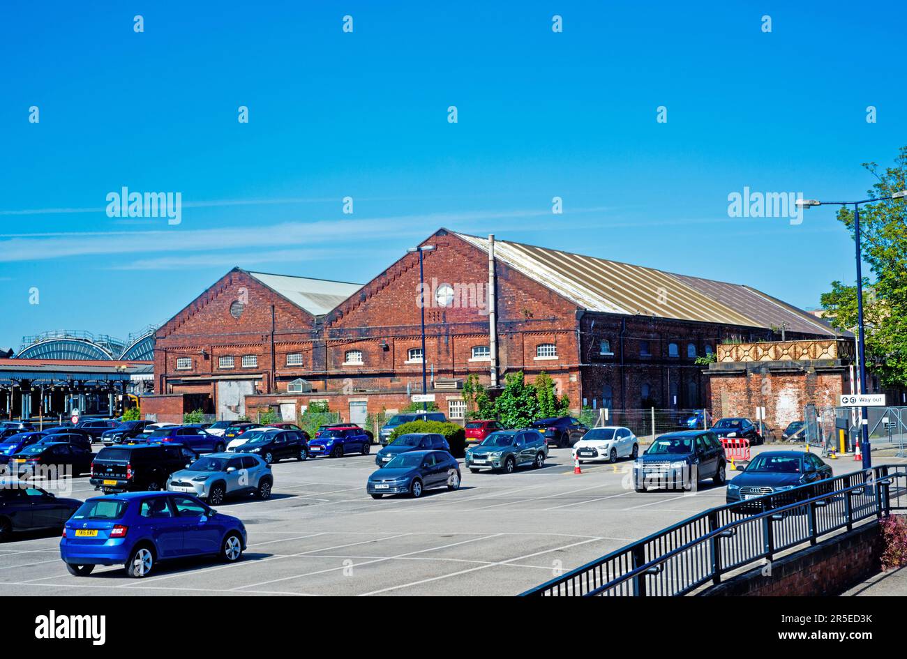 York Station car park and ex Engine sheds, Holgate, York, Yorkshire