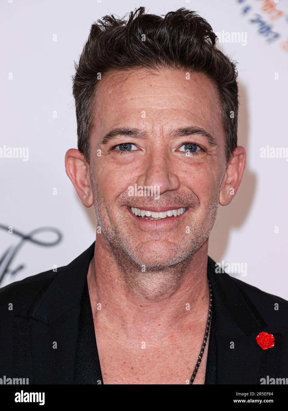 CENTURY CITY, LOS ANGELES, CALIFORNIA, USA - JUNE 02: David Faustino arrives at the 30th Annual Race To Erase MS Gala held at the Fairmont Century Plaza on June 2, 2023 in Century City, Los Angeles, California, United States. (Photo by Xavier Collin/Image Press Agency) Stock Photo