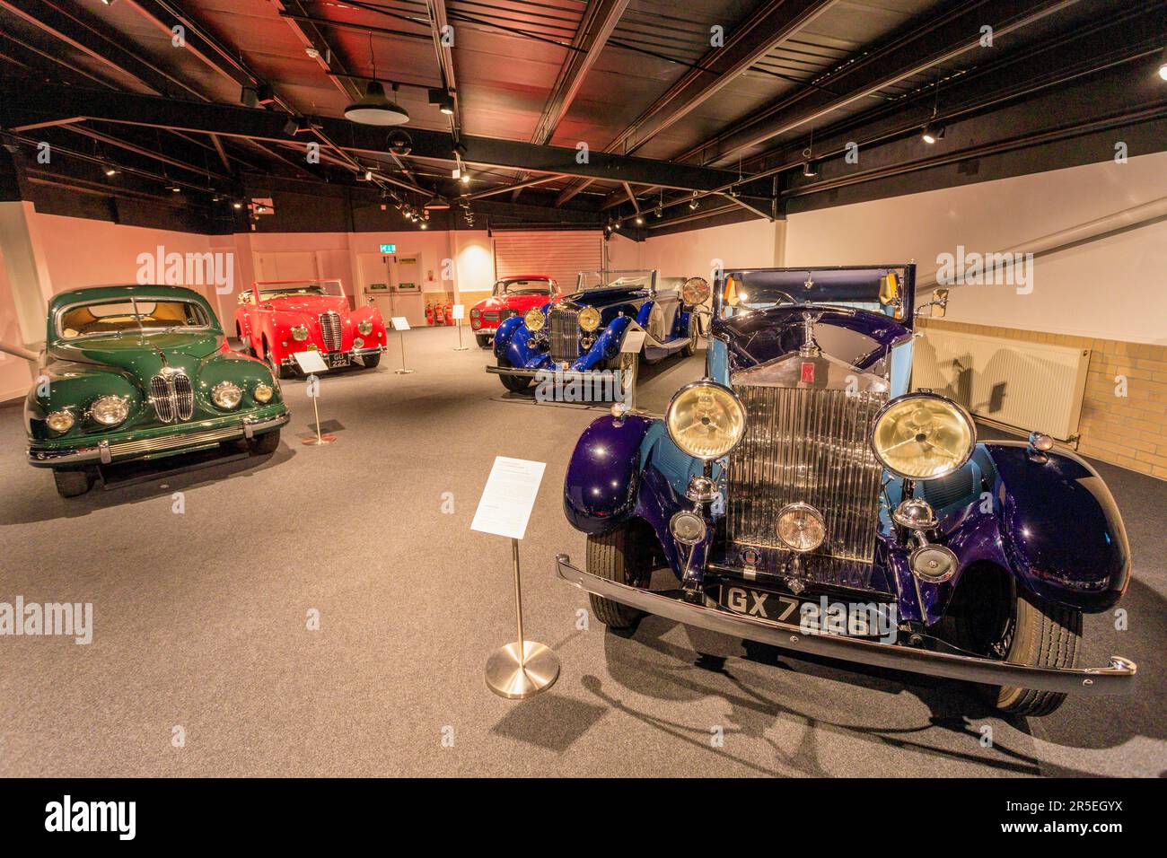 1953 Bristol & 1922 Rolls Royce 20-25 at the Haynes International Motor Museum, Sparkford, Somerset, UK Stock Photo