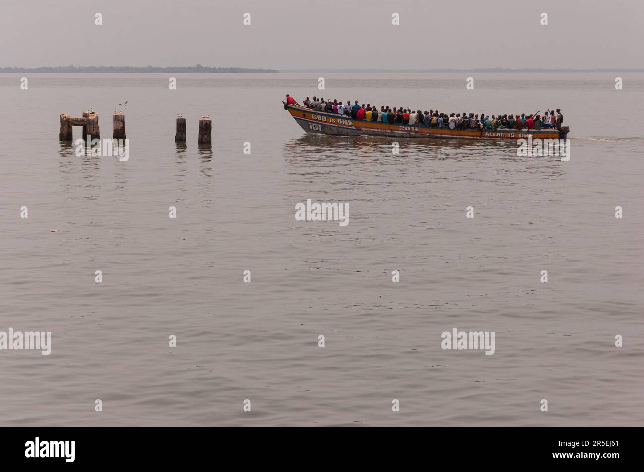 Freetown, Sierra Leone - April the 24th 2011: A picture of a local