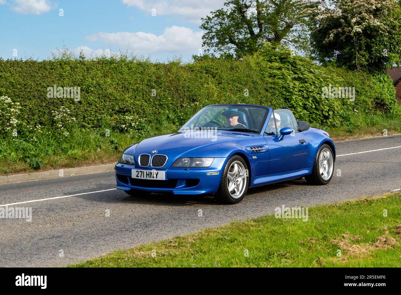2000 BMW M Roadster 3201cc Classic vintage car, Yesteryear motors en route to Capesthorne Hall Vintage Collectors car show, Cheshire, UKlassic vintag Stock Photo
