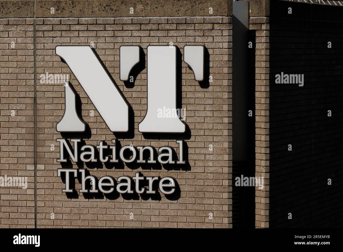 National Theatre Sign Stock Photo