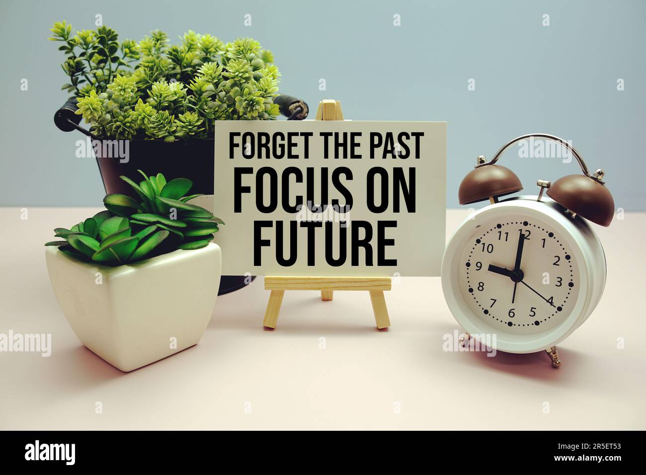 The Past Focus on Future" Inspirational and motivational quote