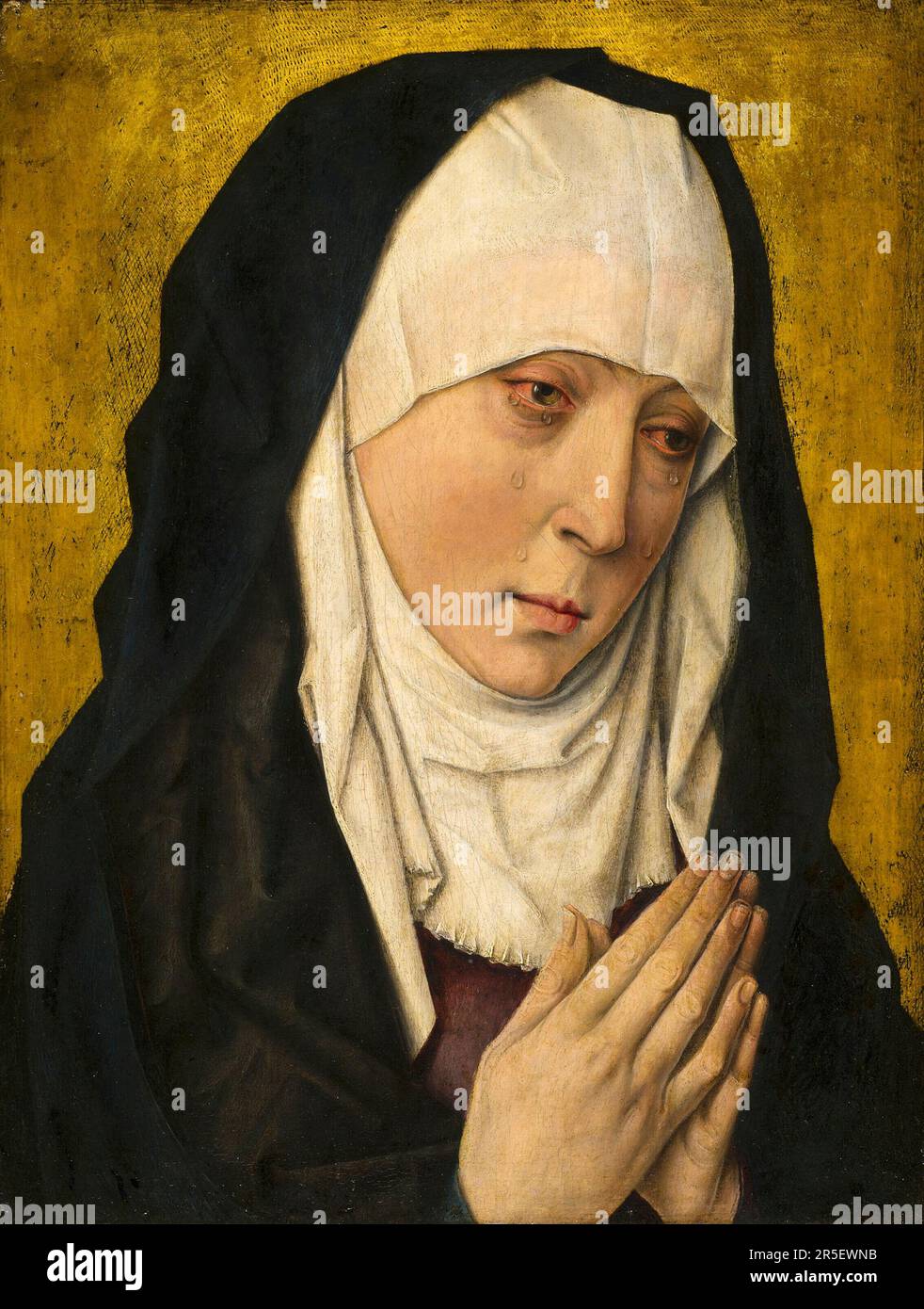 Mater Dolorosa (Sorrowing Virgin). Workshop of Dieric Bouts.  1480/1500 Stock Photo