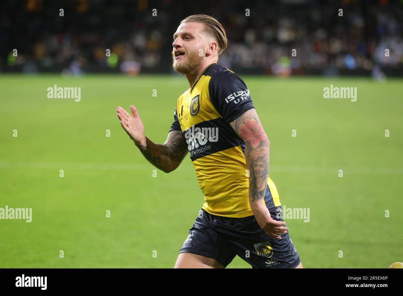 Sydney, Australia. 03rd June, 2023. Jason Cummings of Central Coast