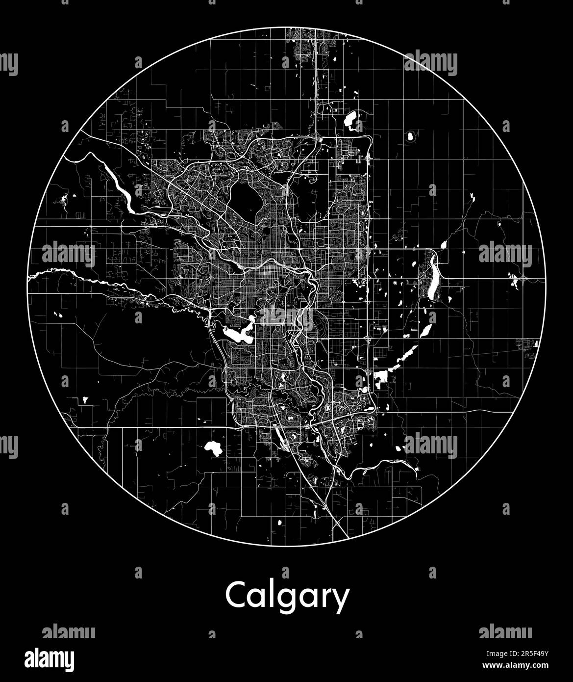 Calgary canada Stock Vector Images Alamy