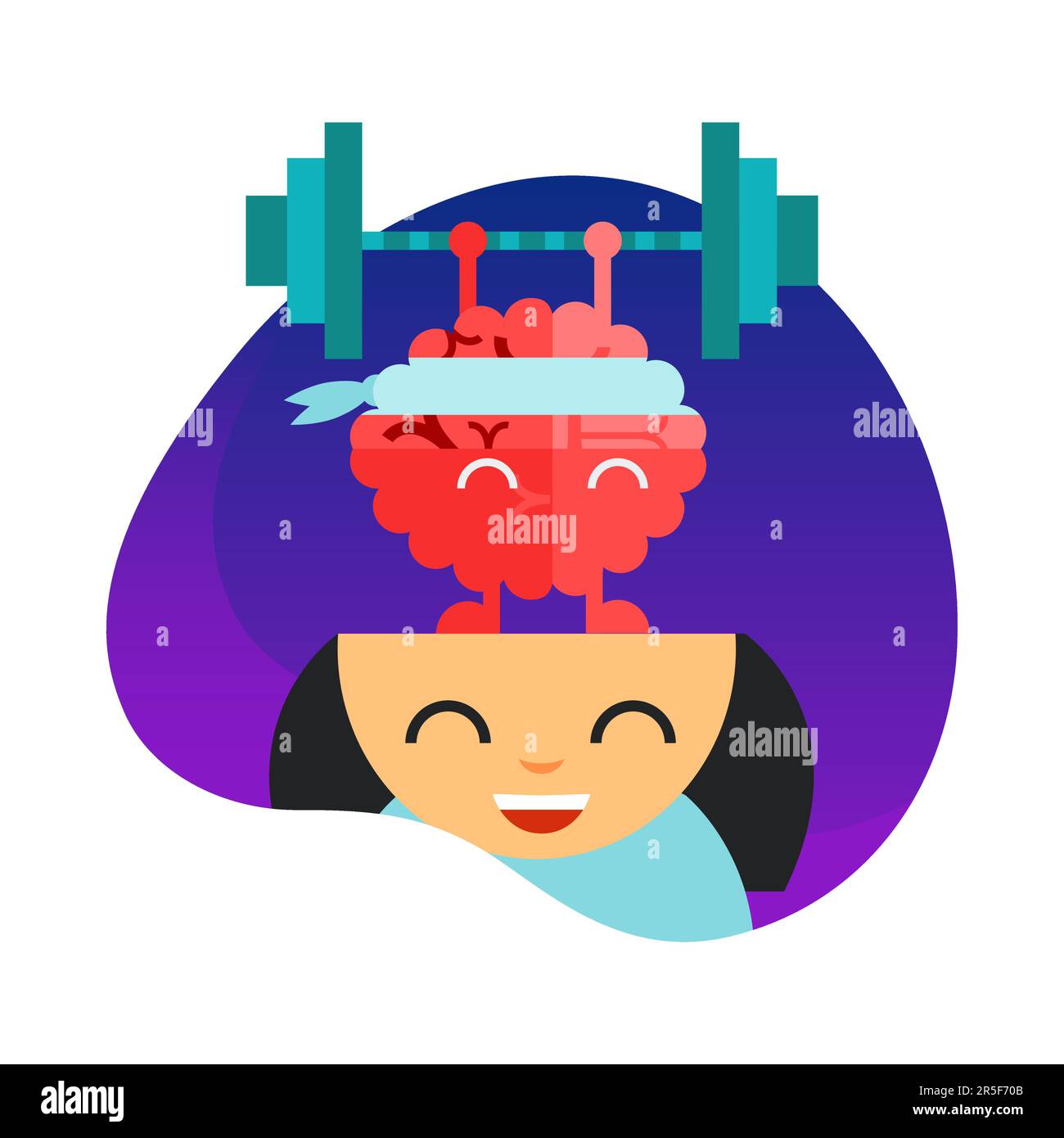 Brain training app Stock Vector Images - Alamy