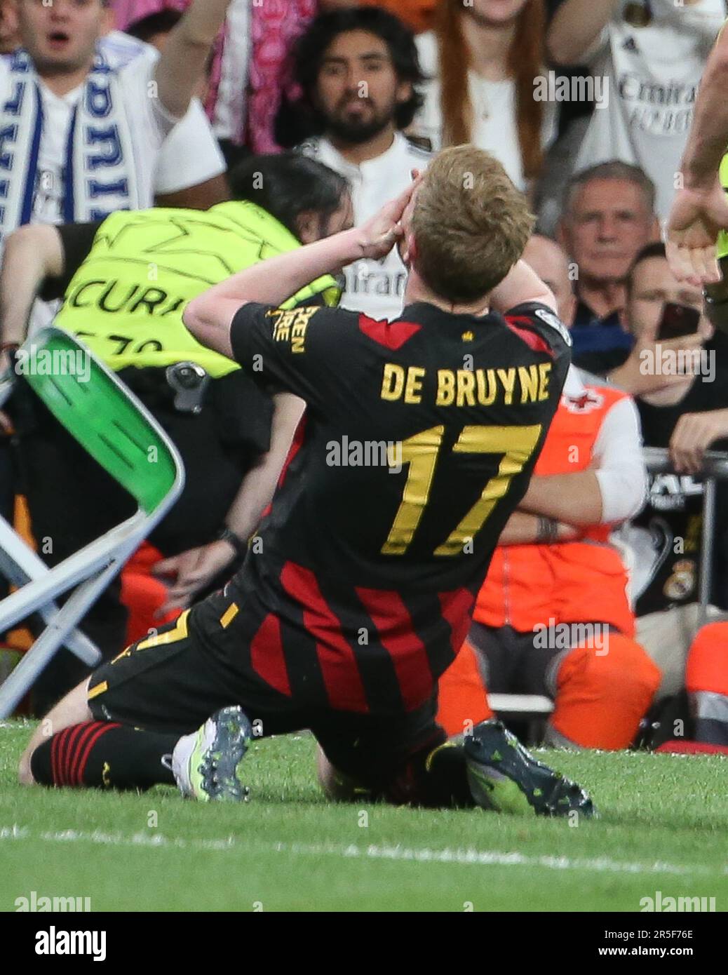 Goal, Kevin De Bruyne of Manchester City during the UEFA Champions