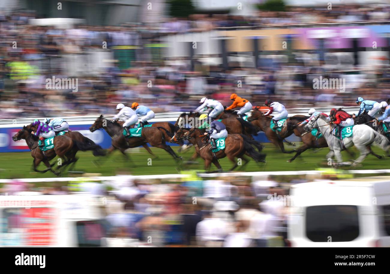 Runners and riders during the Aston Martin