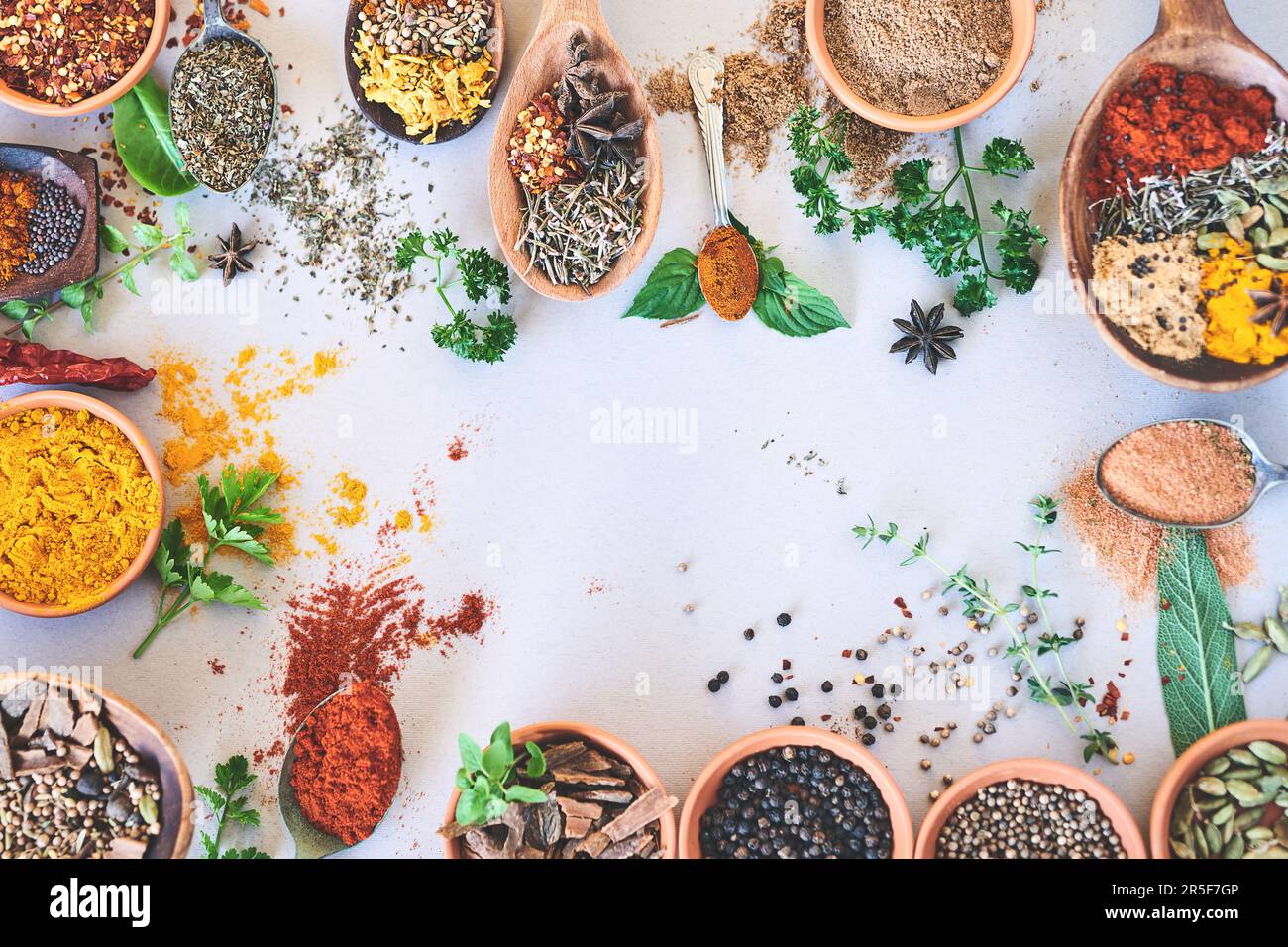 What would a meal be without them. an assortment of spices Stock Photo ...