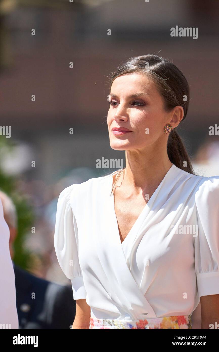 Granada. Spain. 20230603, Queen Letizia of Spain attends the Armed Forces Day Military Parade on