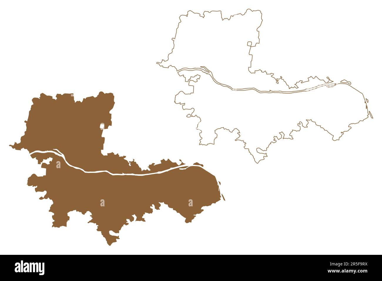 Donau donau Stock Vector Images - Alamy