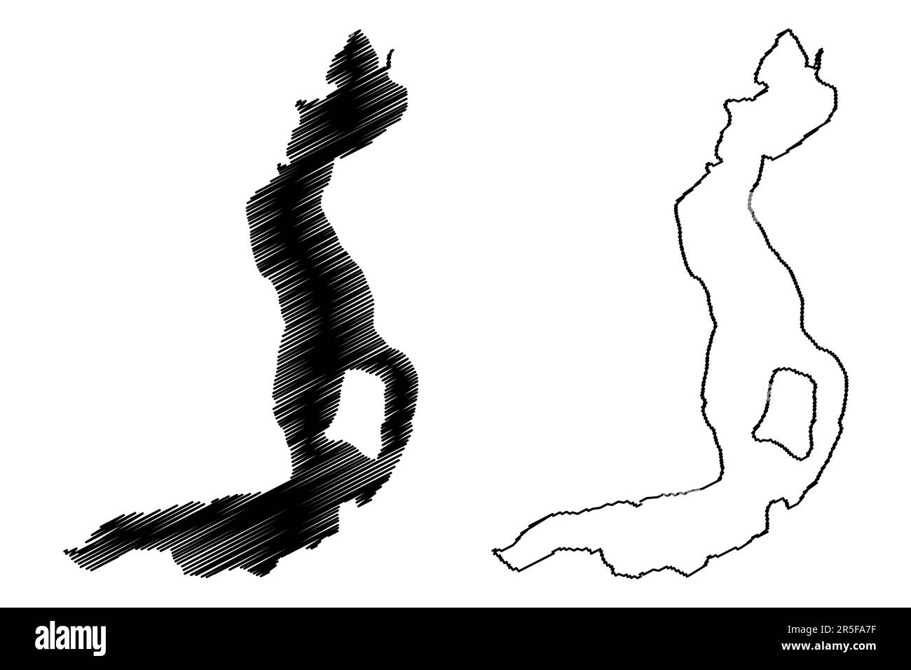 Lake Iseo Italian Republic Italy Map Vector Illustration Scribble lake-iseo-italian-republic-italy-map-vector-illustration-scribble