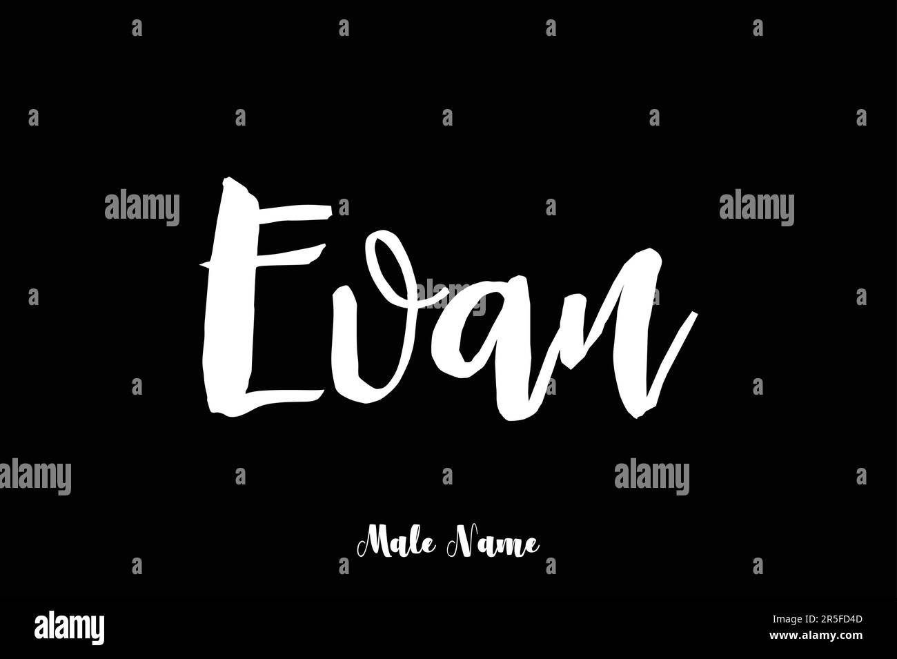 male-name-stylish-bold-grunge-typography-text-lettering-vector-design