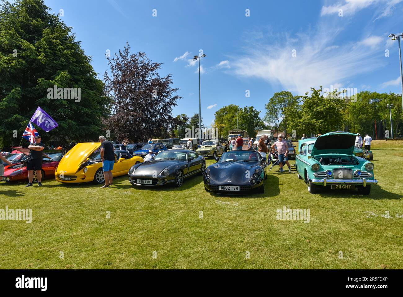 Pangbourne college classic car show 2023 hires stock photography and