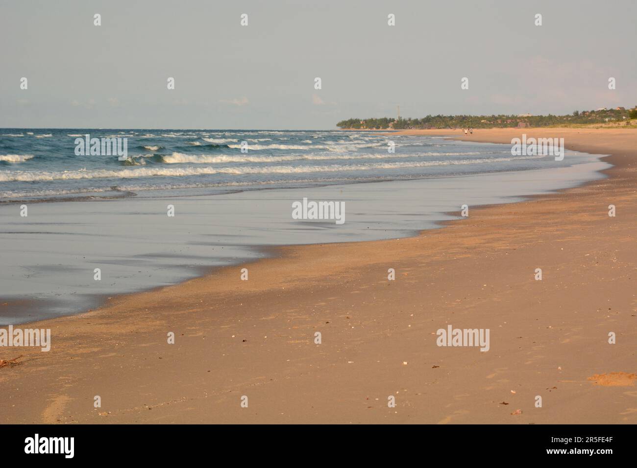 View of Barra Beach. Inhambane. Mozambique Stock Photo