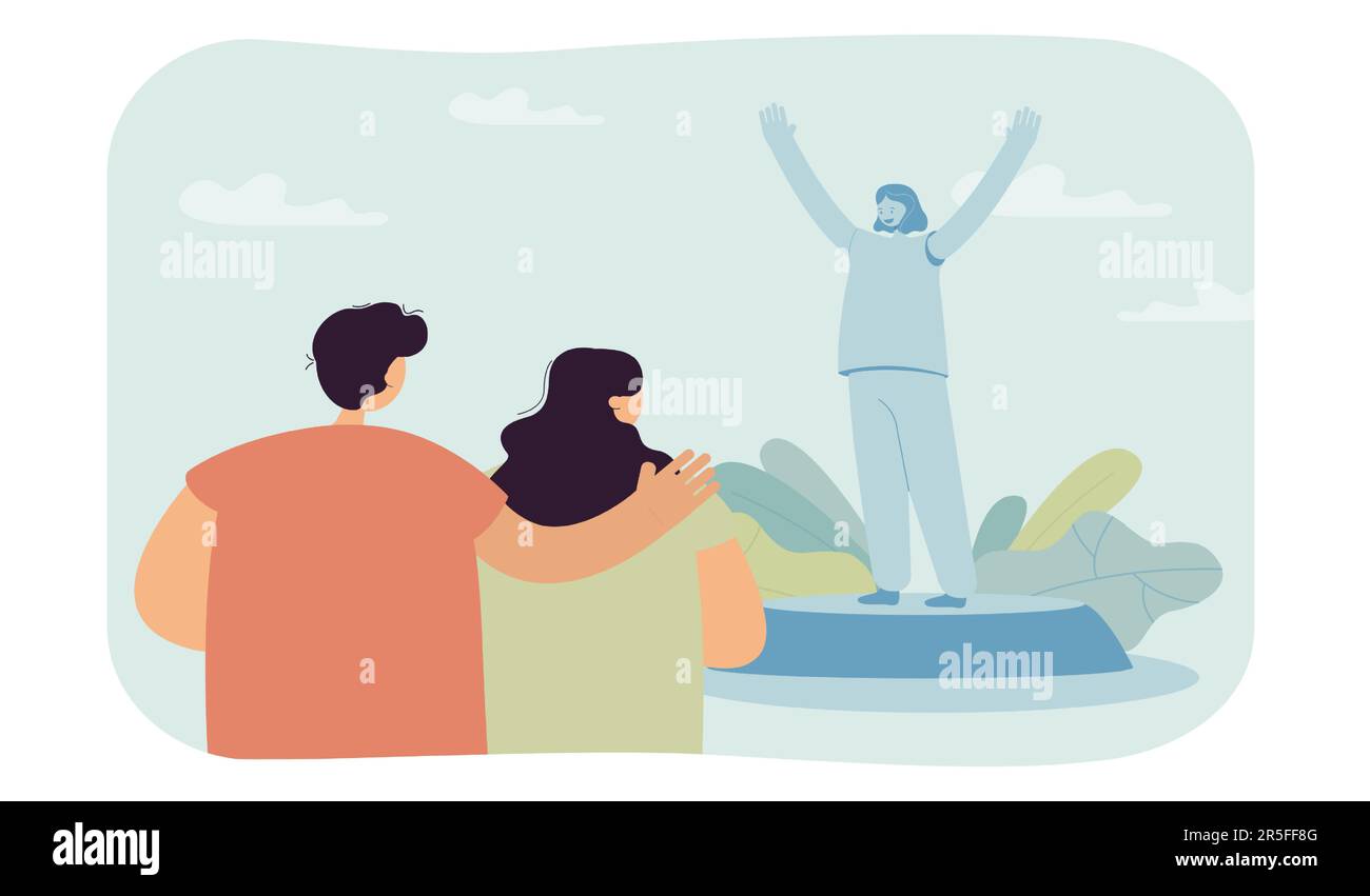 People listening speech Stock Vector Images - Alamy