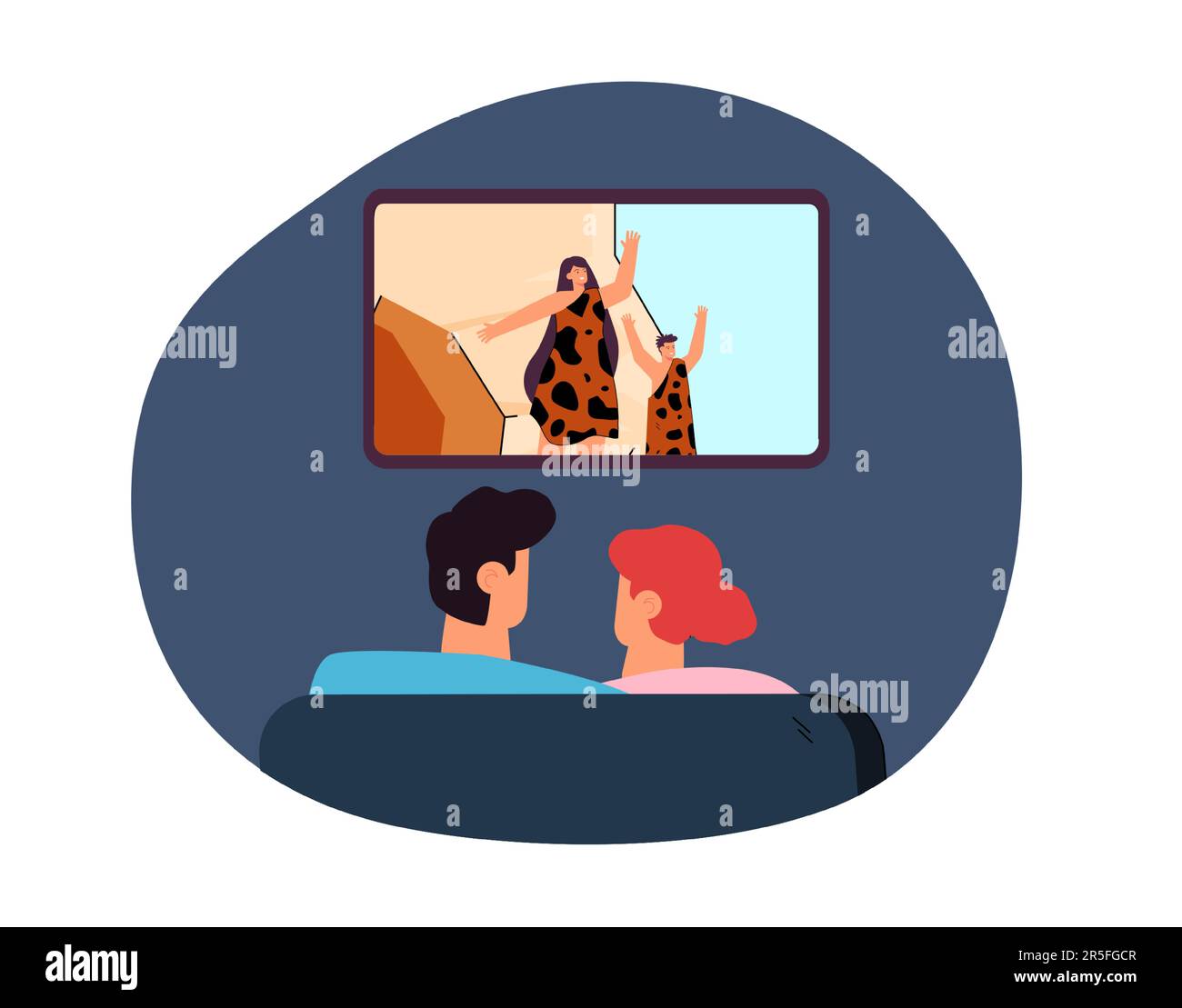 couple-watching-tv-flat-vector-illustration-stock-vector-image-art