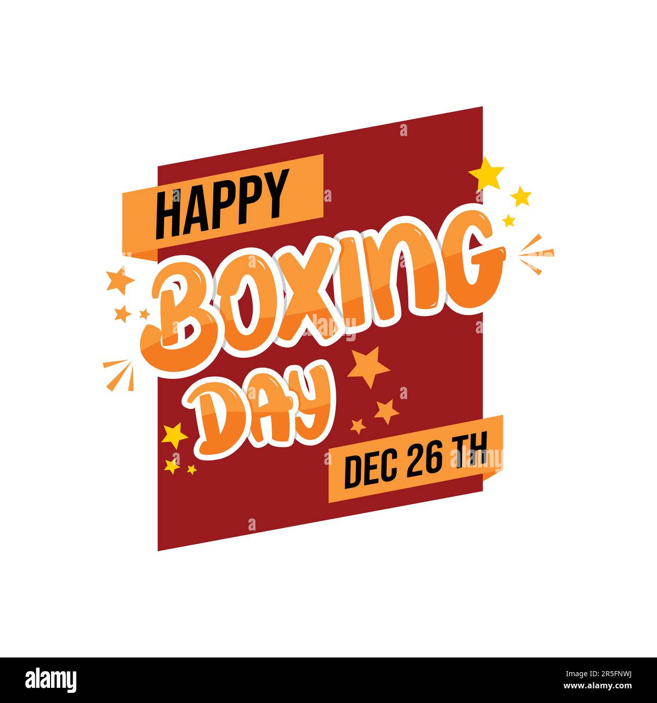 Boxing Day. Holiday concept. Template for background, banner, card, poster with text inscription