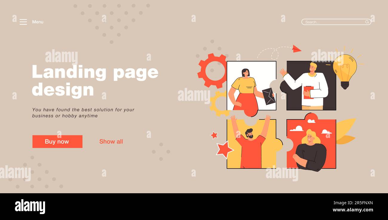 Business team working on project online via Internet Stock Vector Image ...