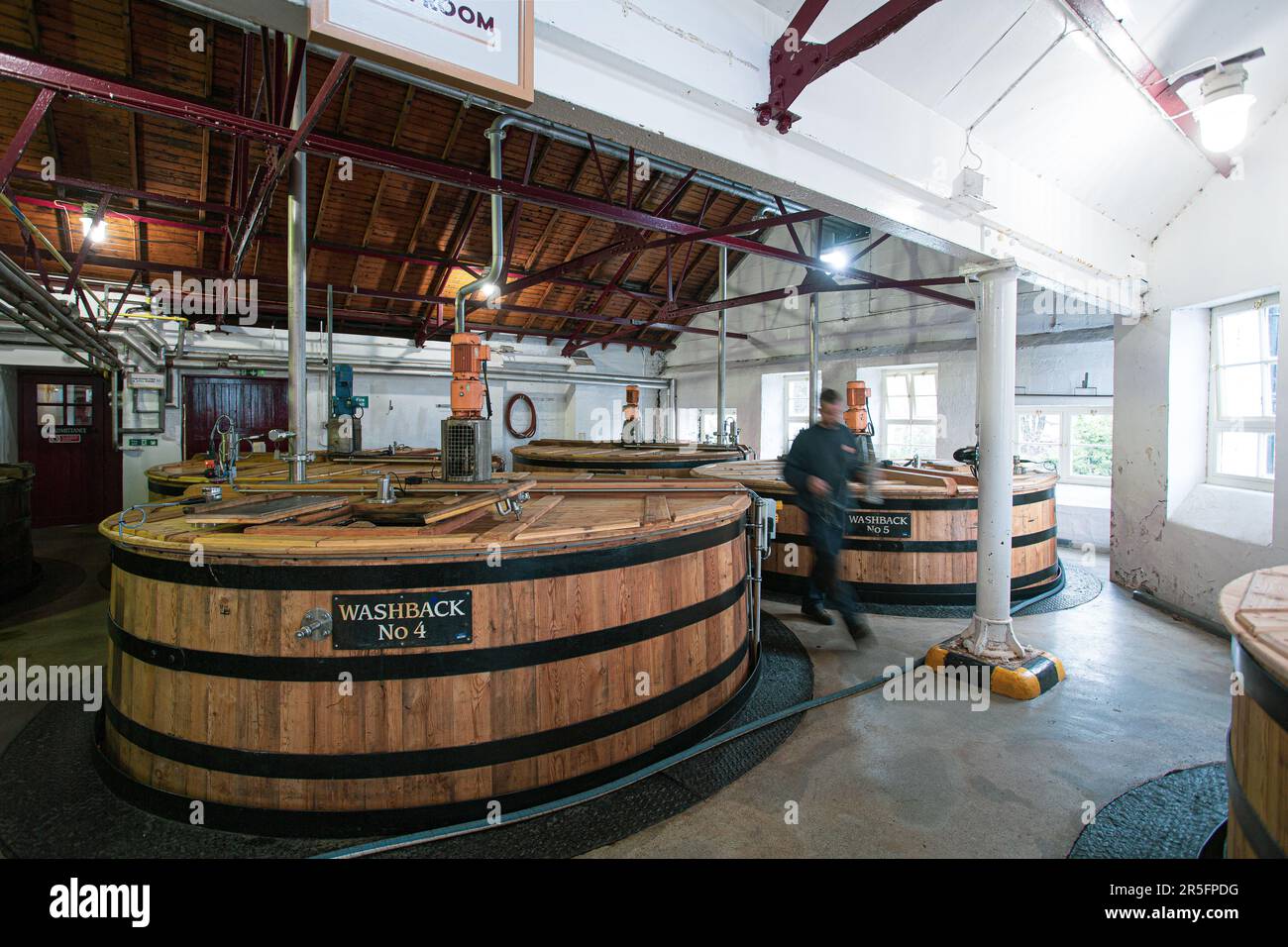 Interior of the Strathisla Distillery in Keith, the oldest continuously