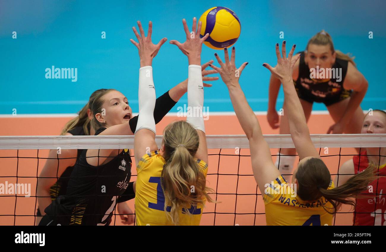 National volleyball match deals