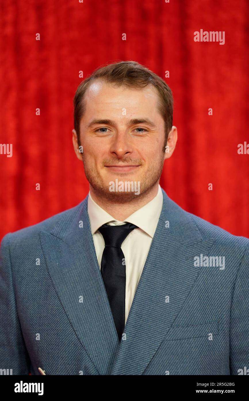 Max Bowden attends the British Soap Awards 2023 at The Lowry Theatre in Salford. Picture date: Saturday June 3, 2023. Stock Photo