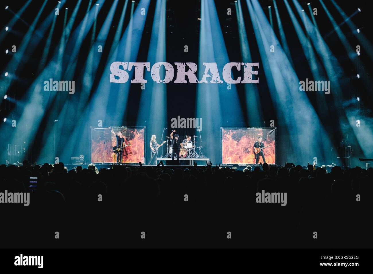 Zürich, Switzerland. 02nd June, 2023. The Swiss hard rock band Storace