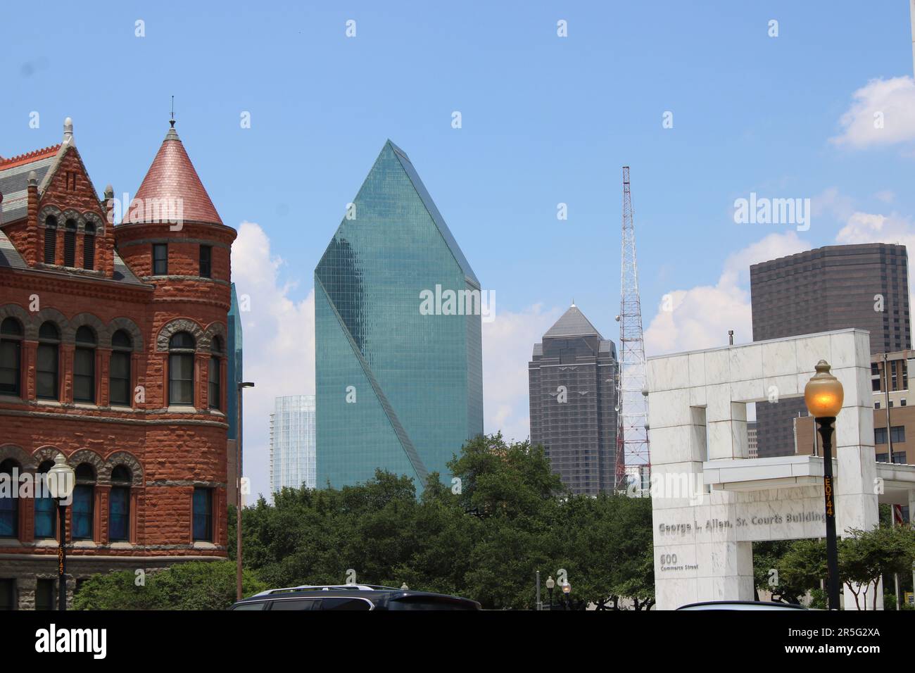 Denton,,Dallas and Deep Ellum,Downtown Highlights Stock Photo
