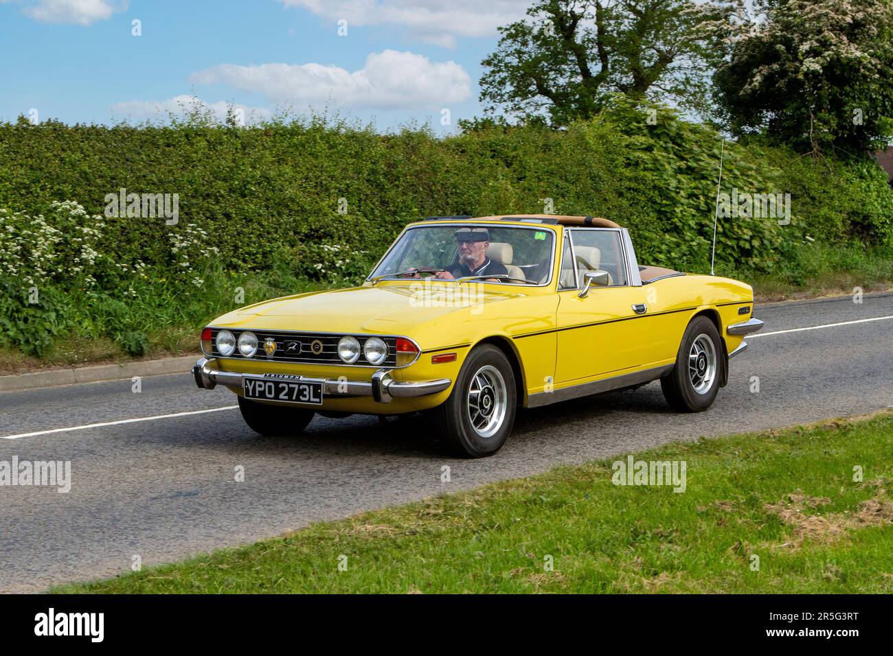 Classic vintage car, Yesteryear motors en route to Capesthorne Hall
