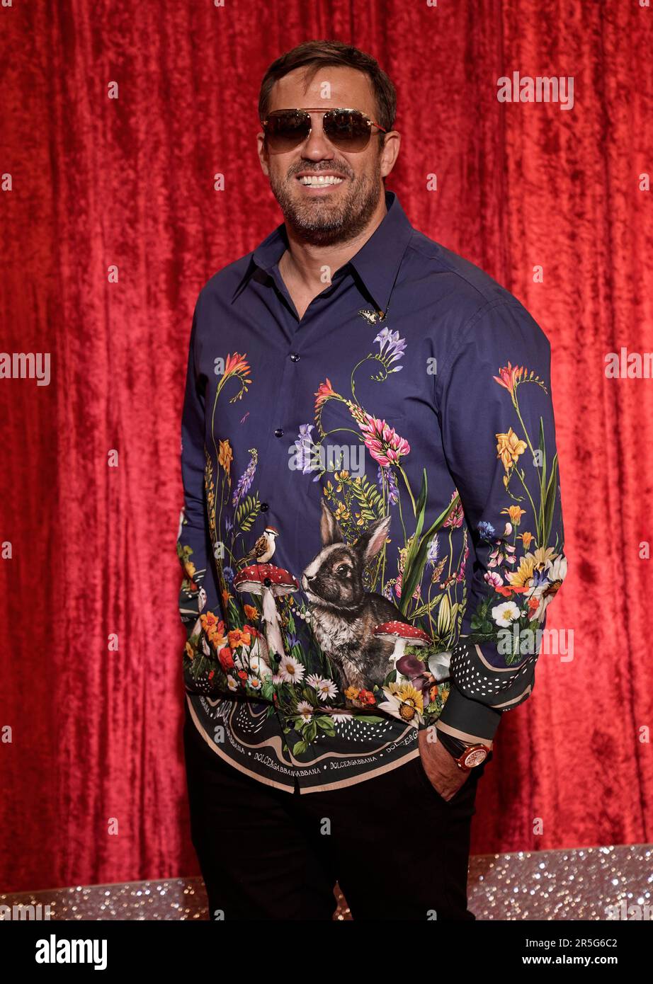Jamie Lomas attends the British Soap Awards 2023 at The Lowry Theatre