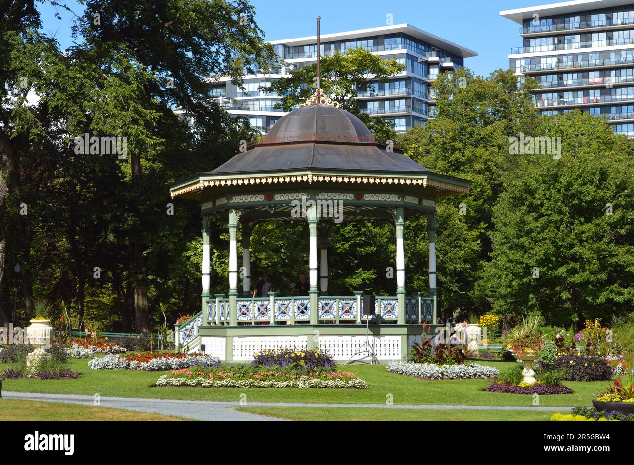 Gazebo in the Halifax Public Gardens, a Victorian garden in Halifax
