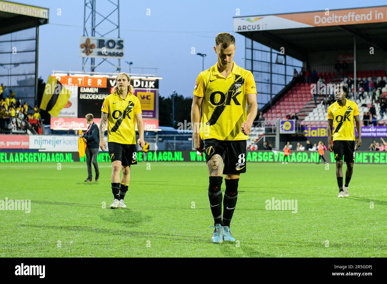 EMMEN - Boyd Lucassen of NAC Breda during the play-off promotion ...
