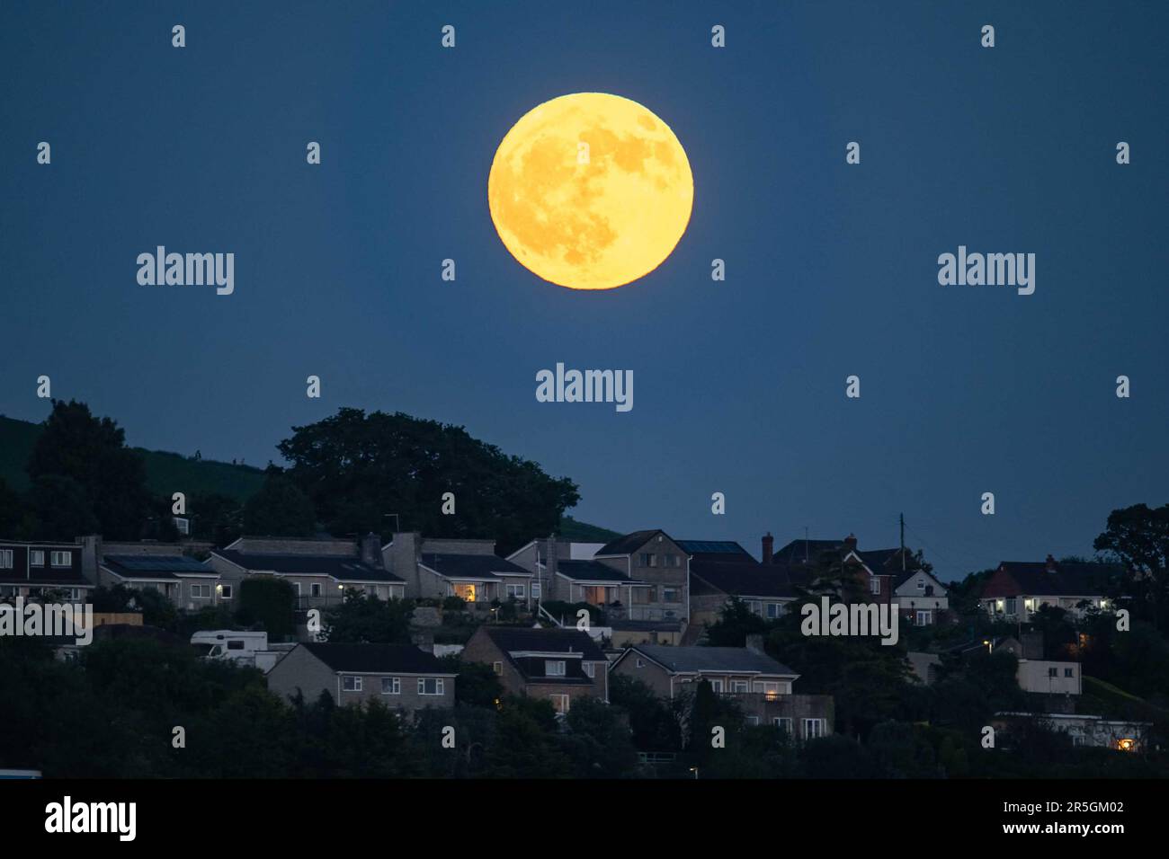 Glastonbury, Somerset, UK. 3rd June 2023. UK Weather. The full
