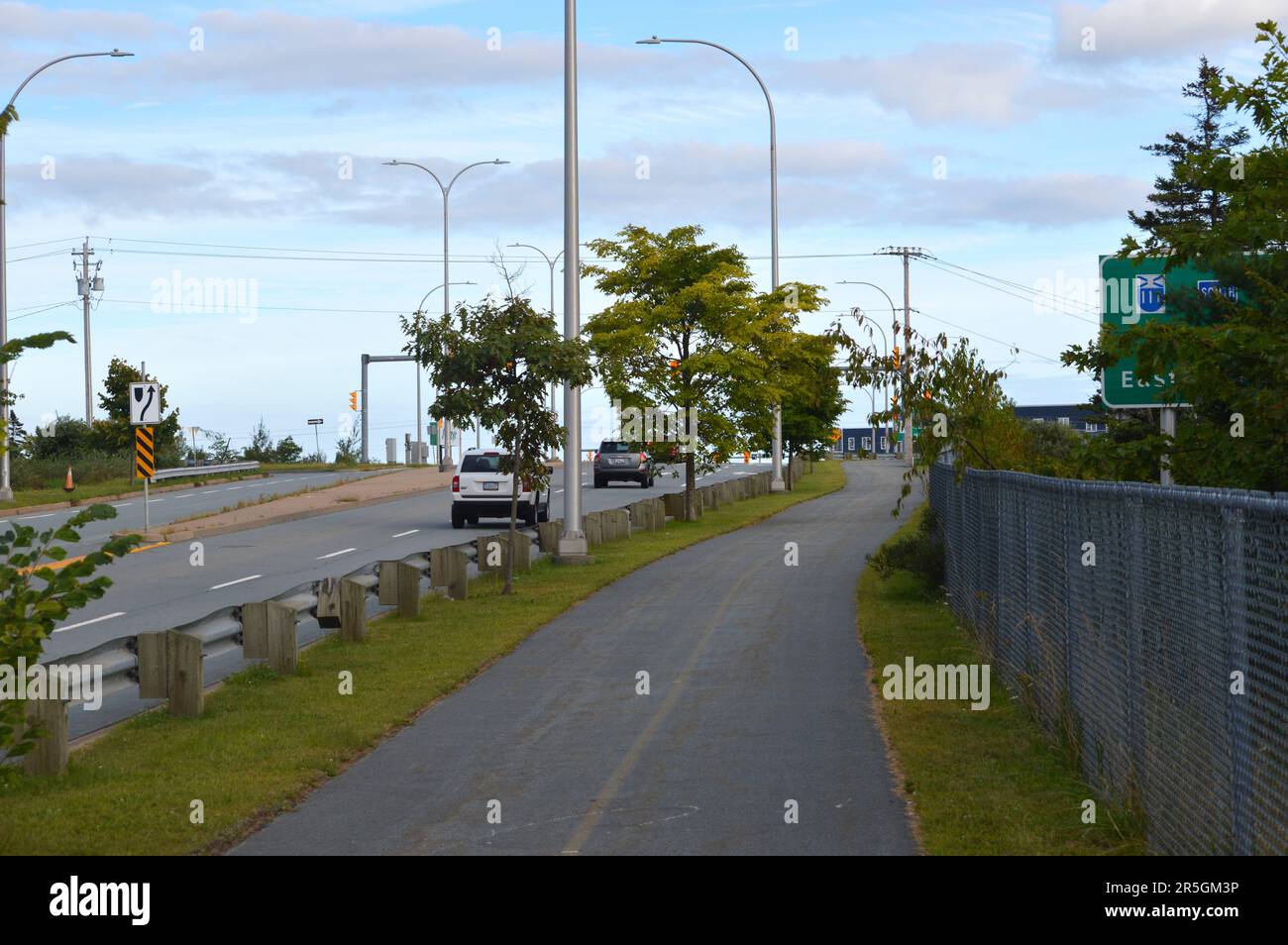 Multiuse pathway on Mount Hope Avenue in Dartmouth, Nova Scotia