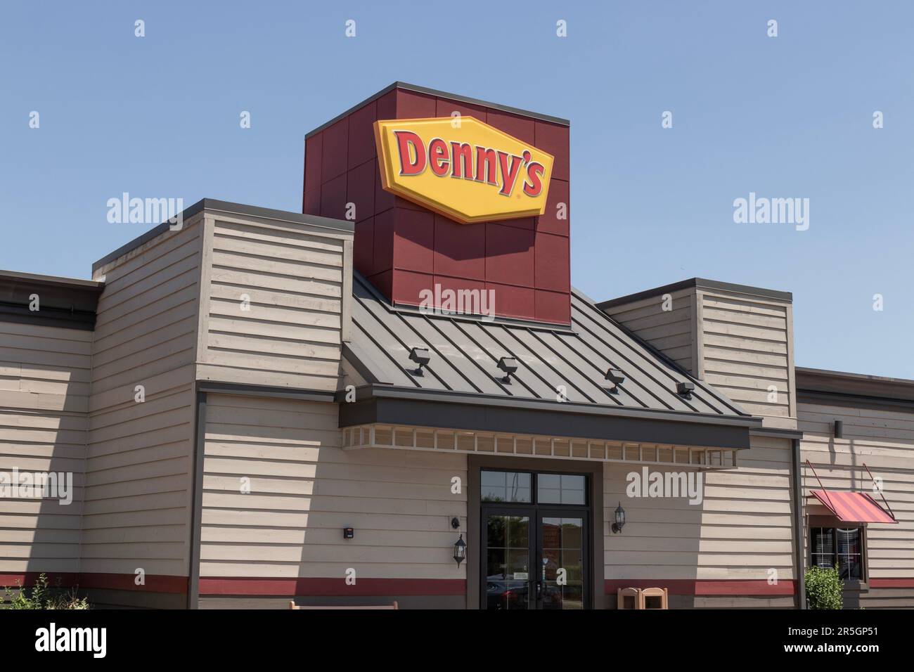 Champaign Circa June 2023 Denny's fast casual restaurant and diner