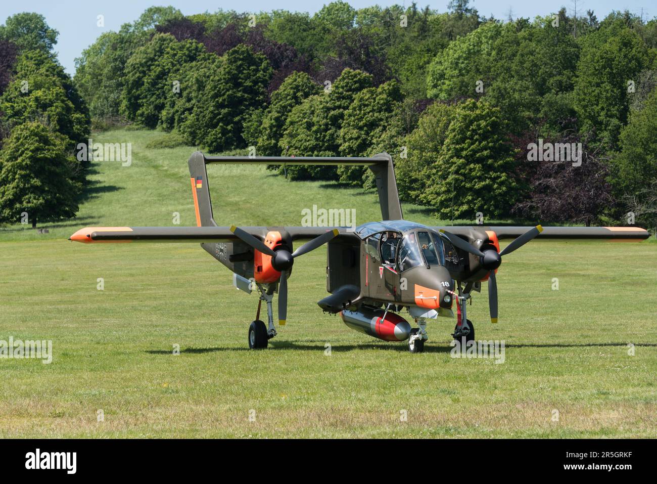 North American Rockwell OV-10 Bronco at Midlands Air Festival 2023 Stock Photo