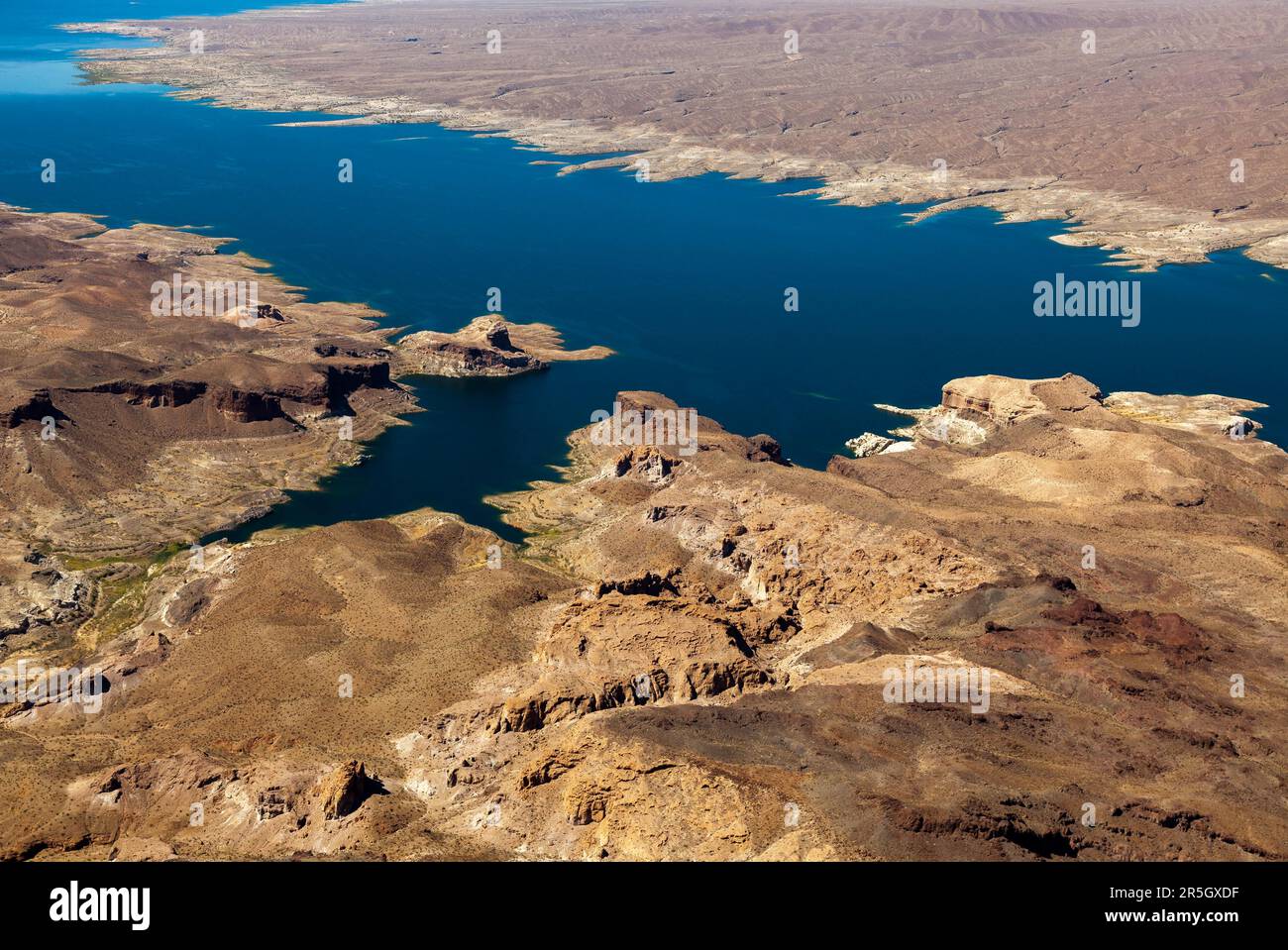 Aerial View Of Lake Mead Stock Photo - Alamy