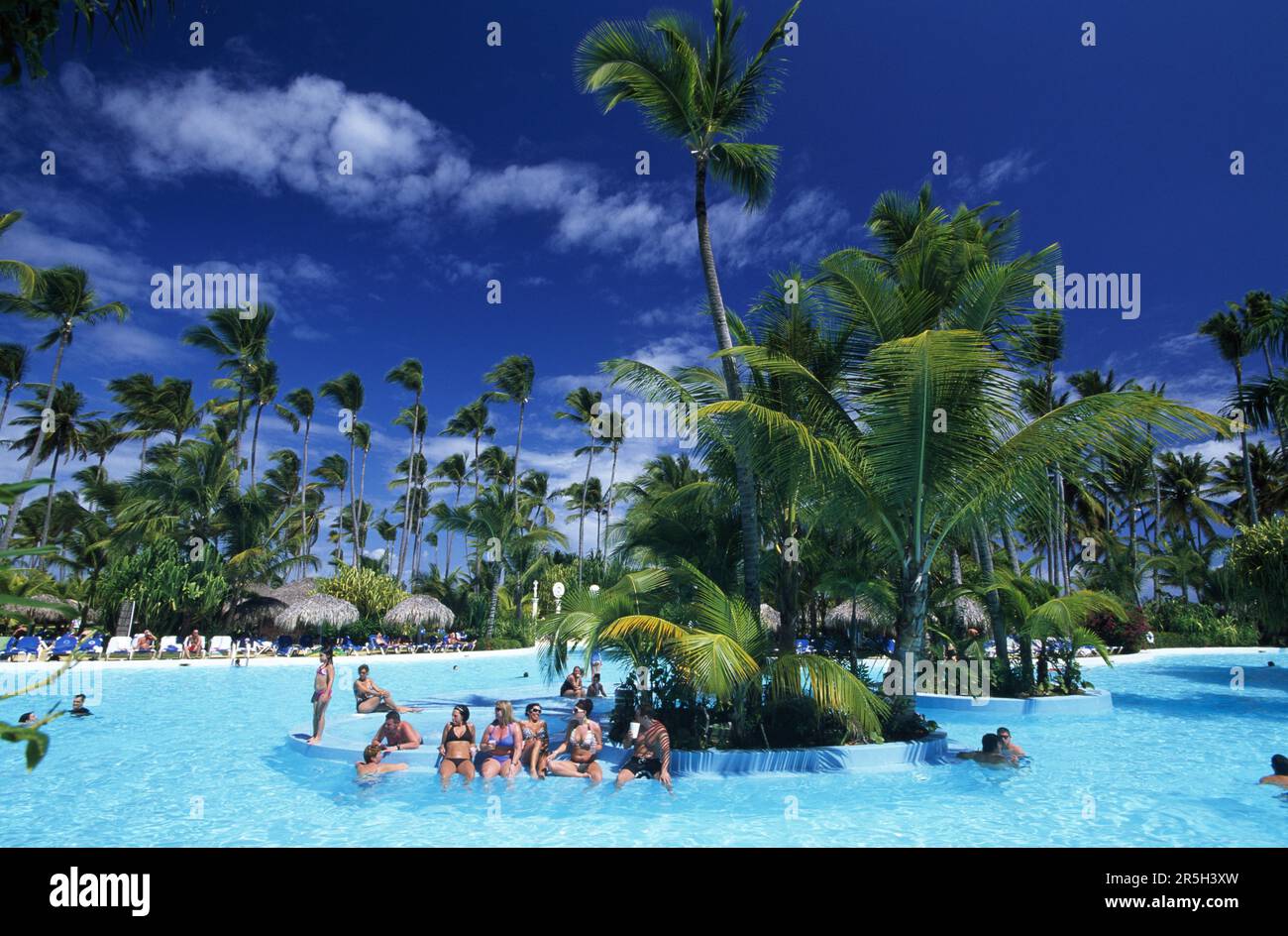 Melia Caribe Tropical Hotel in Playa Bavaro, Punta Cana, Dominican Republic, Caribbean Stock Photo
