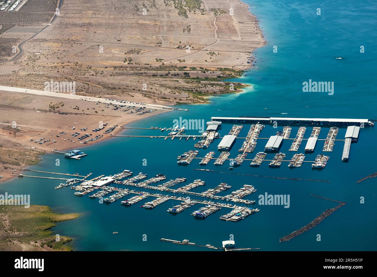 LAKE MEAD, ARIZONA, NEVADA AUGUST 1 View of Lake Mead on the border