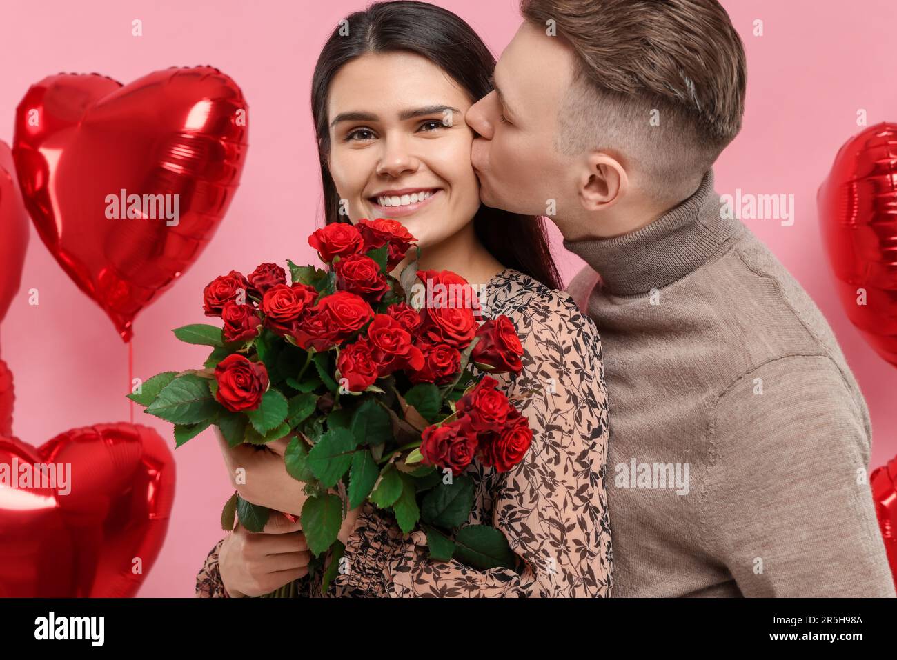 Valentine`s Day Postcard, Flyer with Couple Romance Mood and Pastel Colors.  Ai Generated Stock Illustration - Illustration of valentine, blue: 267820338