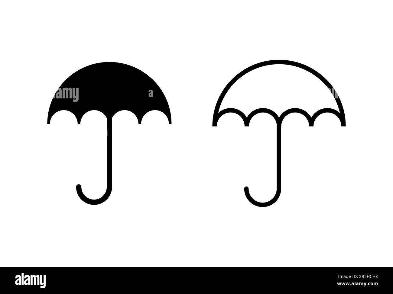 Umbrella icon set. umbrella sign icon Stock Vector Image & Art - Alamy