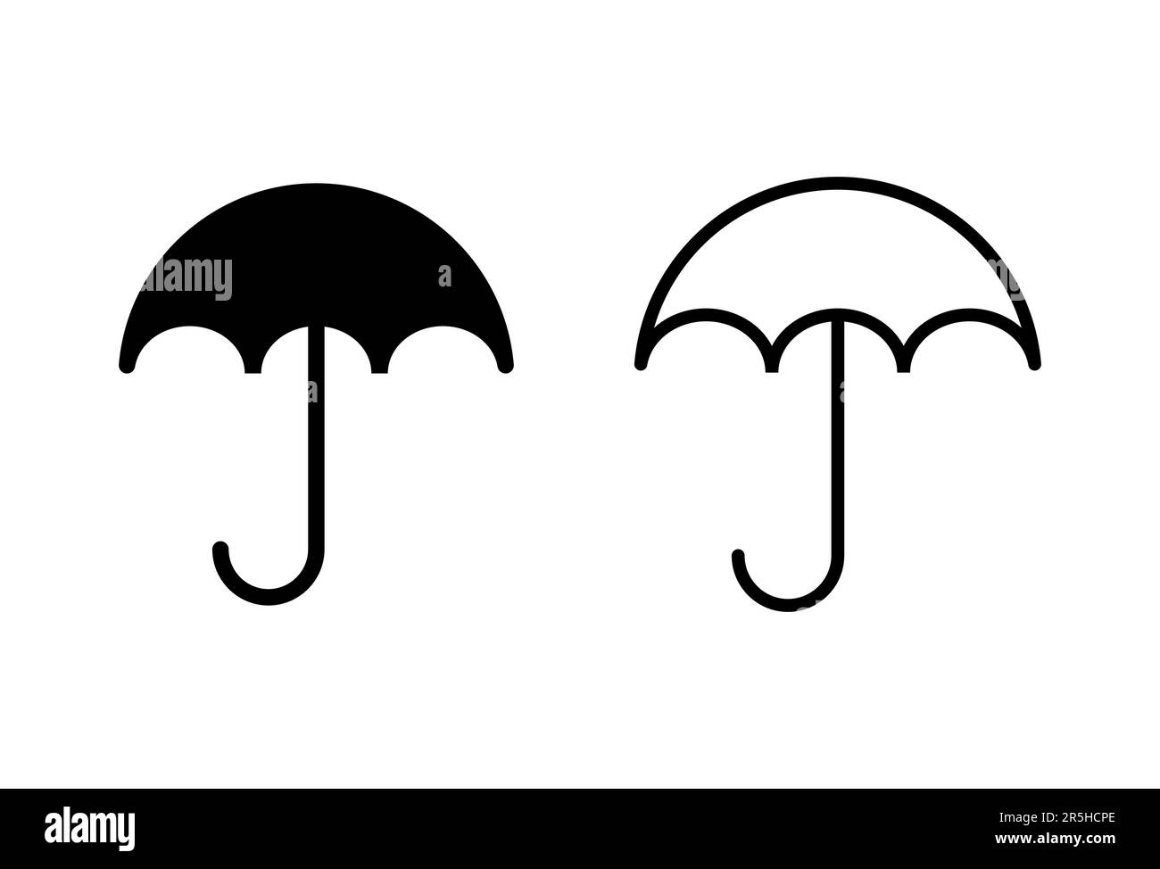Umbrella icon set. umbrella sign icon Stock Vector Image &amp; Art - Alamy