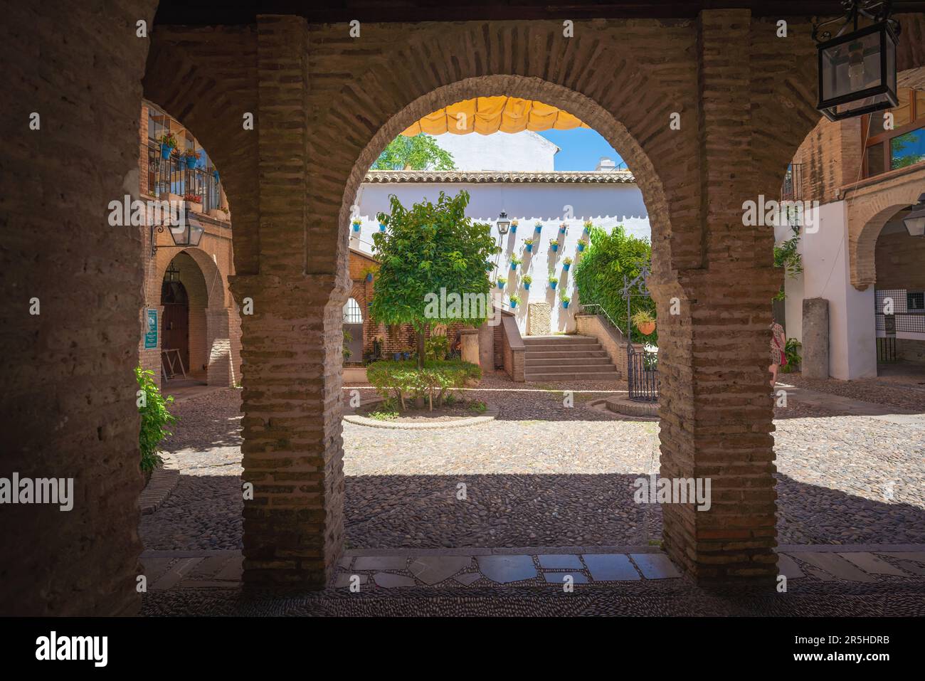 Zoco Municipal (Municipal Souk) Courtyard - Cordoba, Andalusia, Spain Stock Photo