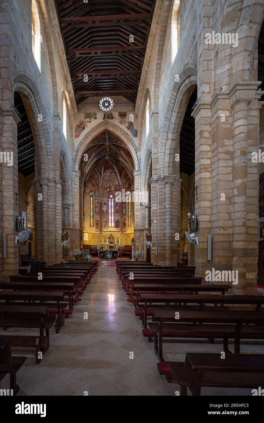 Church of San Lorenzo Interior - Route of the Fernandine Churches - Cordoba, Andalusia, Spain Stock Photo