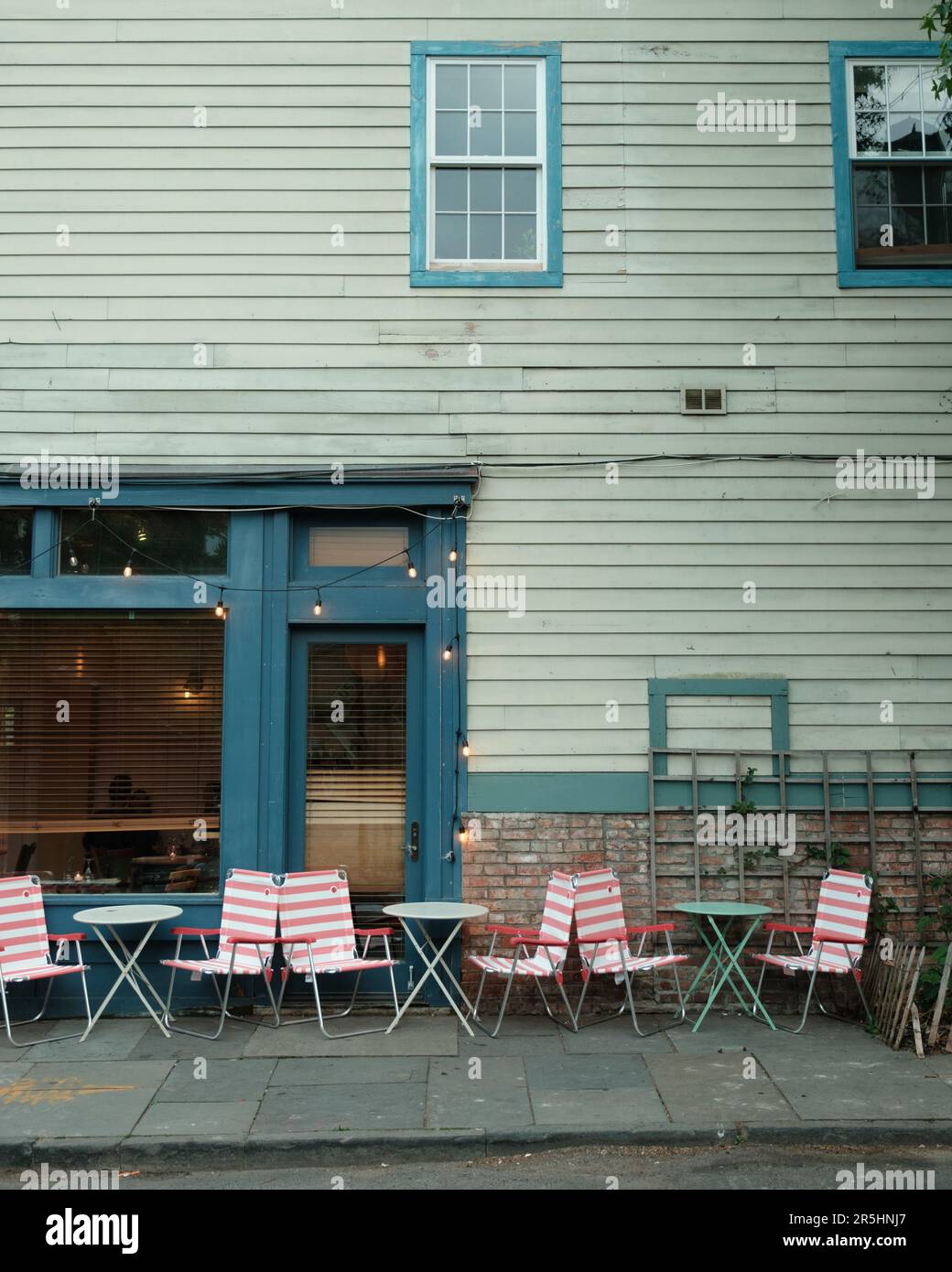 Restaurant in Vinegar Hill, Brooklyn, New York Stock Photo Alamy